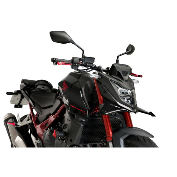 Puig Puig front downforce wings | gloss black | honda cb750 hornet 2023>2024